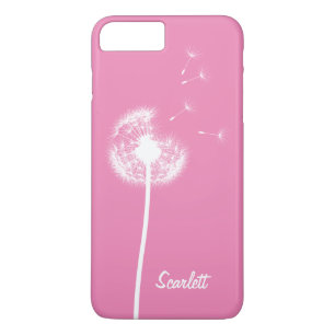 Coque iPhone 8 Plus/7 Plus Dandelion Monogram rose iPhone 7 Plus