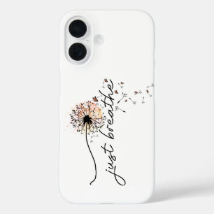 Coque Pour iPhone 16 Dandelion Wish Sunset Papillon Design Yoga