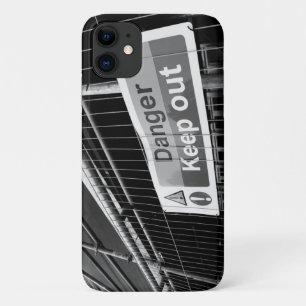 Case-Mate iPhone Case Danger Ne pas fermer le panneau