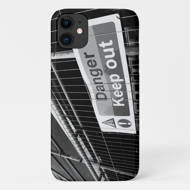 Coques Case-Mate iPhone Danger Ne pas fermer le panneau (Dos)