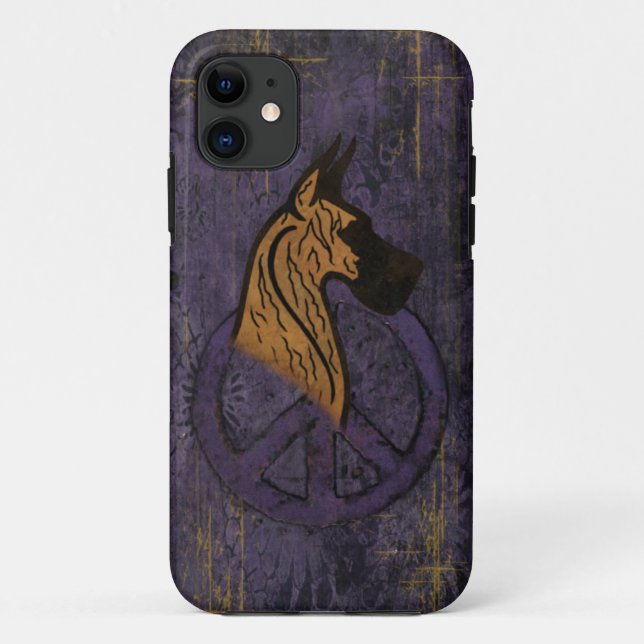 Coques Case-Mate iPhone Danois extrême dur du cas W/Brindle d'IPhone 5 (Dos)