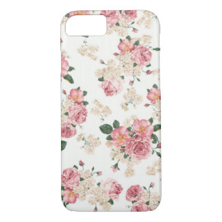 Coques Pour iPhone Dans floral blanc et rose de fleur