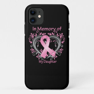 Coque Case-Mate iPhone Dans la mémoire de mon coeur de cancer du sein de