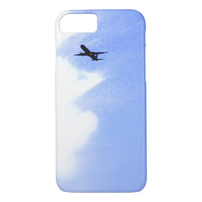 Coques Case-Mate iPhone Dans l'avion en vol Blue Sky l (Dos)