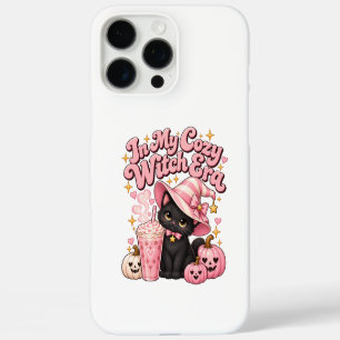 Coque iPhone 16 Pro Max Dans Mon Ère de Sorcière Cosy Rose Halloween