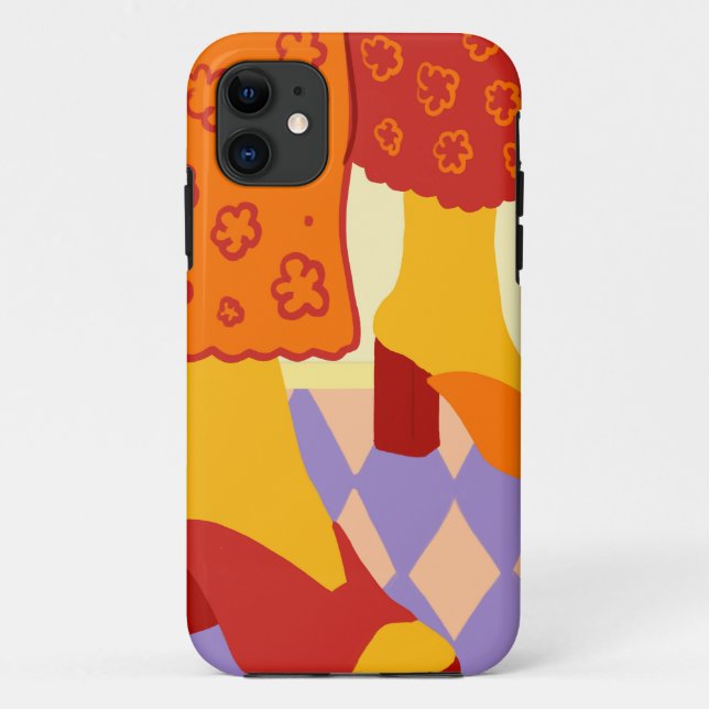 Coques Case-Mate iPhone Danse à travers À damiers rêves (Dos)