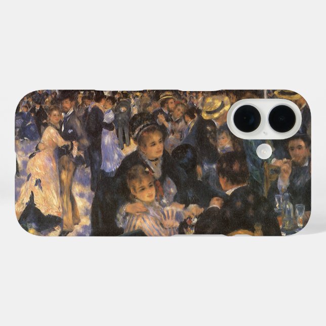 Coques Case-Mate iPhone Danse au Moulin de la Galette par Pierre Renoir (Verso (horizontal))