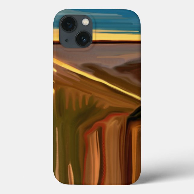 Coques Case-Mate iPhone Danse des Cactus Southwestern Art Abstrait (Verso)