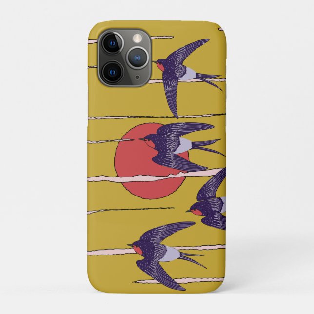 Coques Case-Mate iPhone Danse des hirondelles (Dos)
