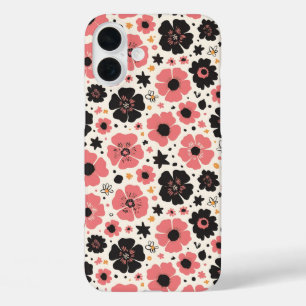 Coque Pour iPhone 16 Plus Danse en fleurs gras