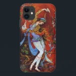 Coque Case-Mate iPhone Danse persane de femme avec l'oiseau et le vin<br><div class="desc">Danse persane de femme avec l'oiseau et le vin</div>
