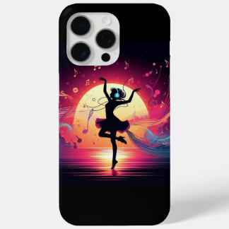Coque Case-Mate iPhone Danse sous le coucher du soleil – Art vectoriel po