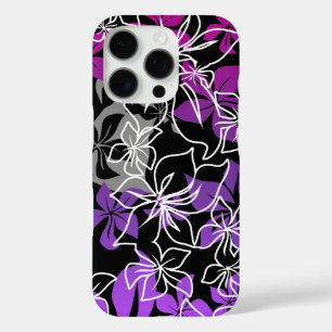 Coque iPhone 16 Pro Danser Hibiscus Hawaiian Blend Floral Magenta