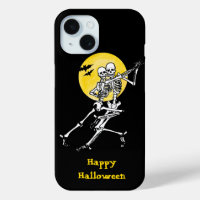 Danser Skeleton Couple sous une Pleine lune