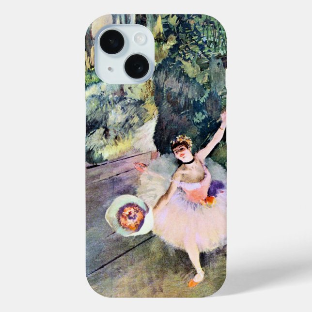 Coques Case-Mate iPhone Danseur avec un bouquet de fleurs d'Edgar Degas (Verso)