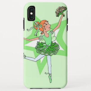 Coques Pour iPhone Danseur danseuse ballerine rouge cheveux vert