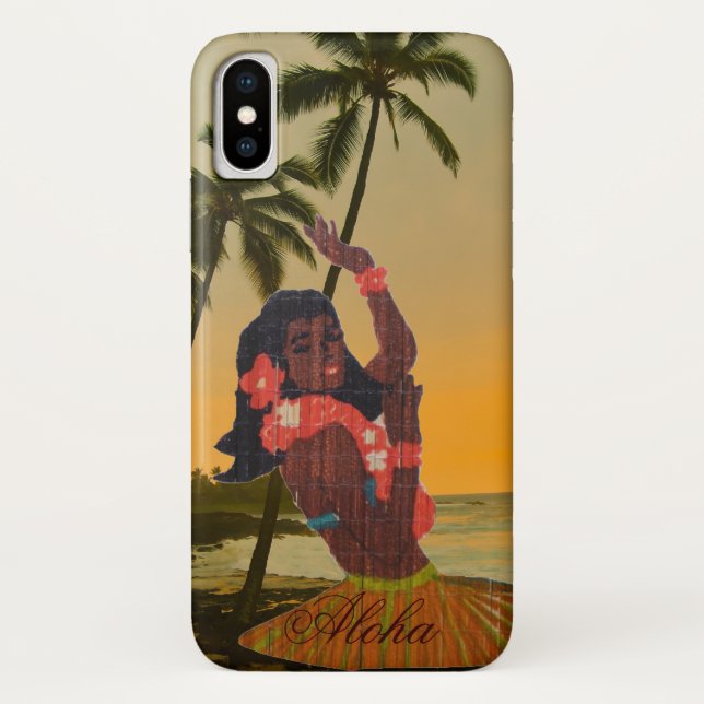Coques Case-Mate iPhone Danseur de danse polynésienne sur la plage (Dos)