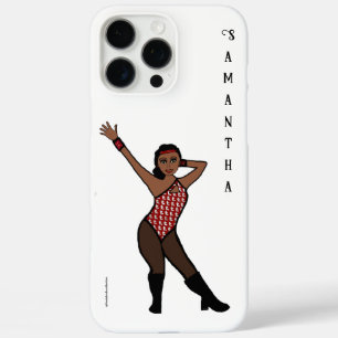 Coque iPhone 16 Pro Max Danseur personnalisé impression blanche # 1