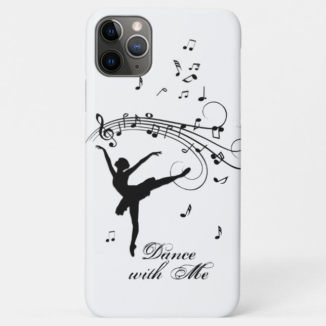 Coques Case-Mate iPhone Danseuse avec des notes de musique (Dos)