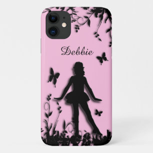 Case-Mate iPhone Case Danseuse de claquettes dans un jardin de papillons