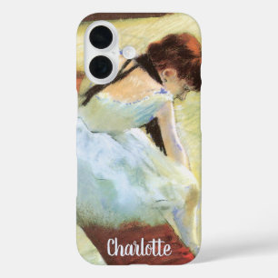 Coques iPhone 16 Danseuses au repos par Edgar Degas, Art de ballet 