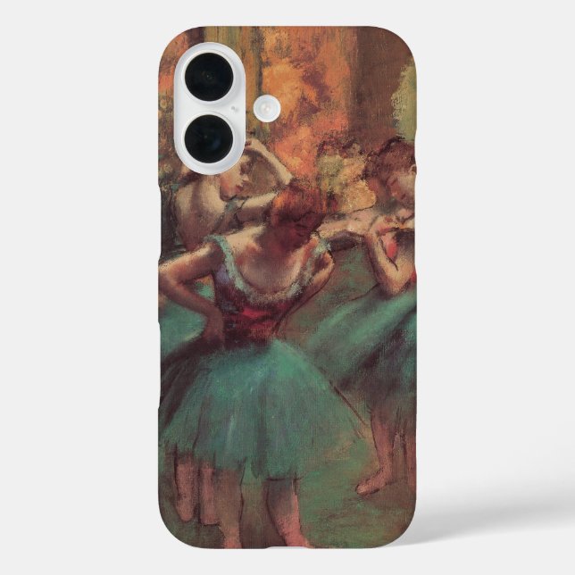 Coques Case-Mate iPhone Danseuses, rose et vert par Edgar Degas (Verso)