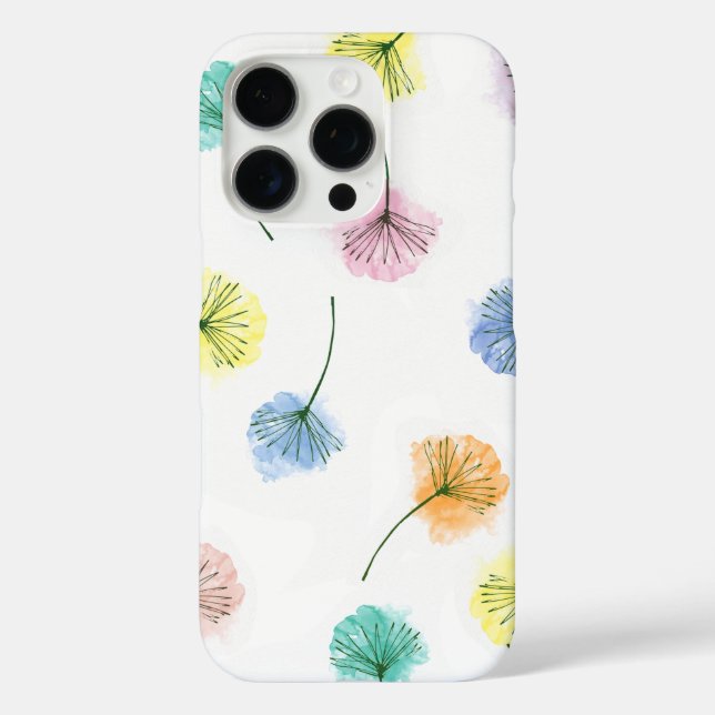 Coques Case-Mate iPhone Dansons | Motif floral aquarelle (Verso)