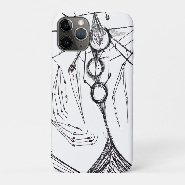 Coques Case-Mate iPhone Dark Anime Fantasy Crow and Demon Art (Dos)