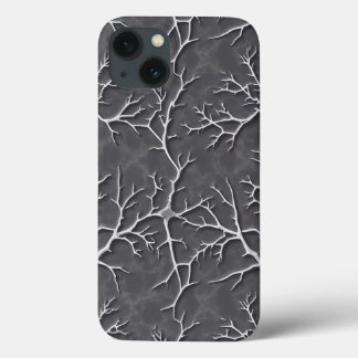 Case-Mate iPhone Case Dark Gray iPhone Case with Branch Textured Relief