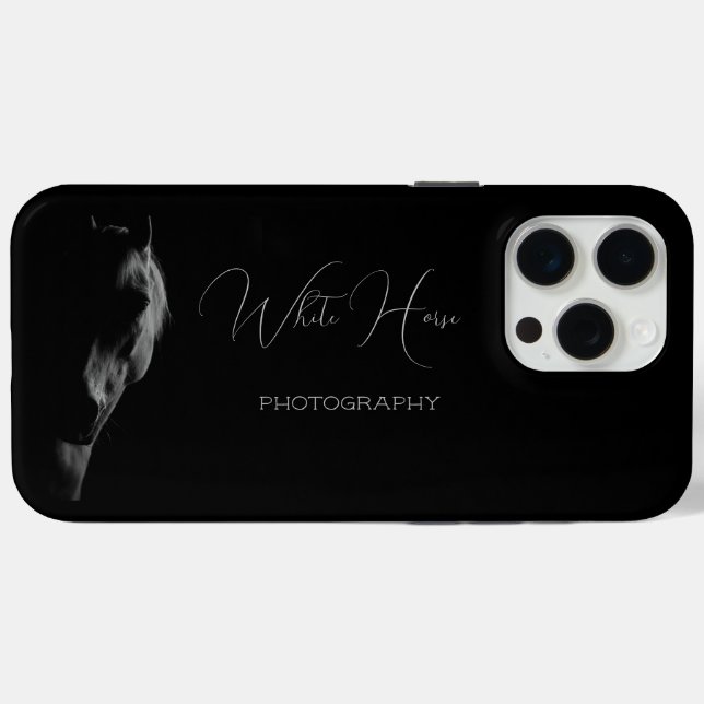 Coques Case-Mate iPhone Dark Horse Personnalisé (Verso (horizontal))