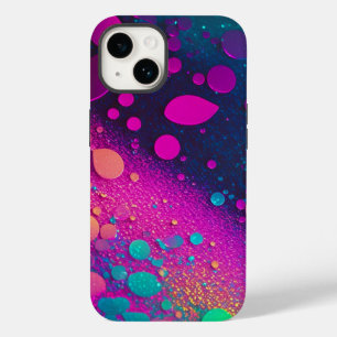 Coque Case-Mate iPhone Dark Magenta Aqua Parties scintillant iPhone Mate