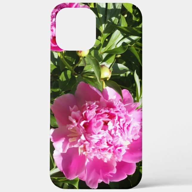 Coques Case-Mate iPhone Dark rose peonies (Verso)