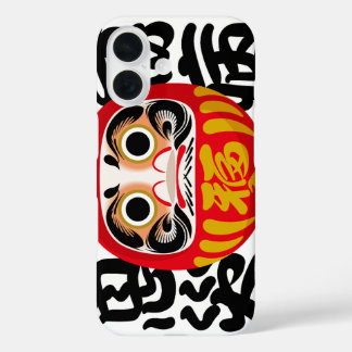 Coque Pour iPhone 16 Daruma pour la santé, le bien-être et la protectio