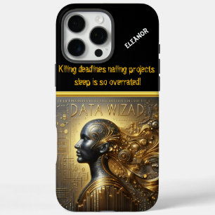 Coque iPhone 16 Pro Max Data Scientifique en Art Technologique