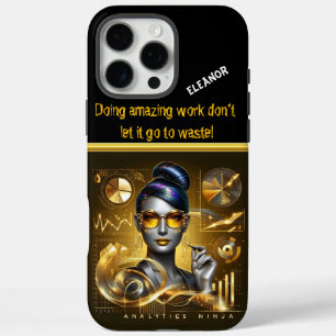 Coque iPhone 16 Pro Max Data Scientist Fusionner l'art et l'analytique