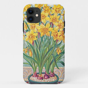 Etui iPhone Case-Mate date rsvp fleurs jonquille jaune vintage