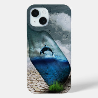 Coque Case-Mate iPhone Dauphin Dans Une Bouteille