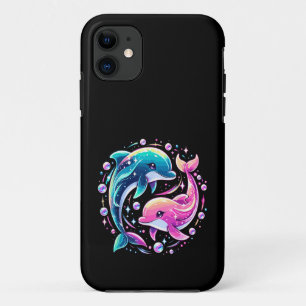 Case-Mate iPhone Case Dauphin Océanique Coloré Art Amour Animal Marin Vi