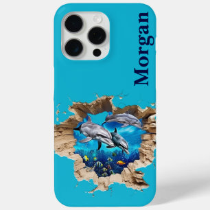 Coque Case-Mate iPhone Dauphin personnalisé - Cadeau pour enfants et adul