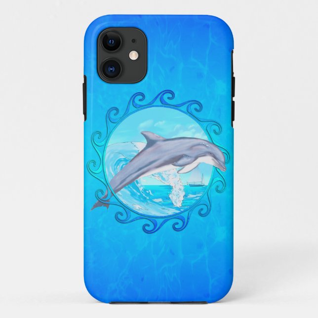 Coques Case-Mate iPhone Dauphin Sun maori (Dos)