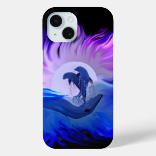 Coque Case-Mate iPhone Dauphins au clair de lune