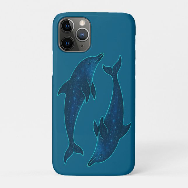 Coques Case-Mate iPhone Dauphins dans la mer bleue profonde (Dos)