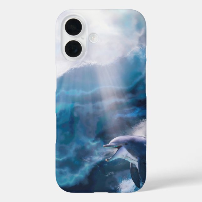 Coques Case-Mate iPhone Dauphins Jouant JUSTE POUR LE THRILL (Verso)