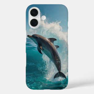 Coque Pour iPhone 16 Dauphins joueurs