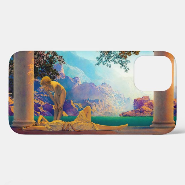 Coques Case-Mate iPhone Daybreak, 1922 par Maxfield Parrish (Verso (horizontal))