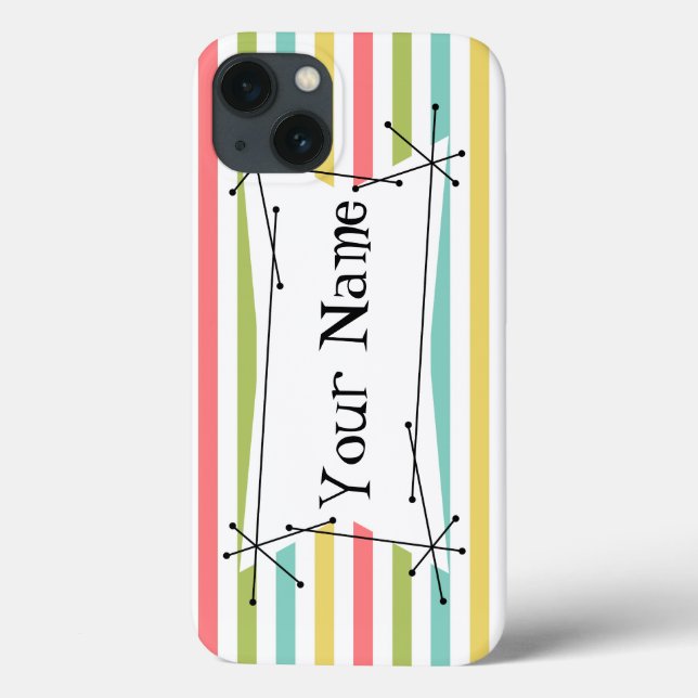 Coques Case-Mate iPhone Dazzle Stripe Classic Name iPad Mini horizontal (Verso)
