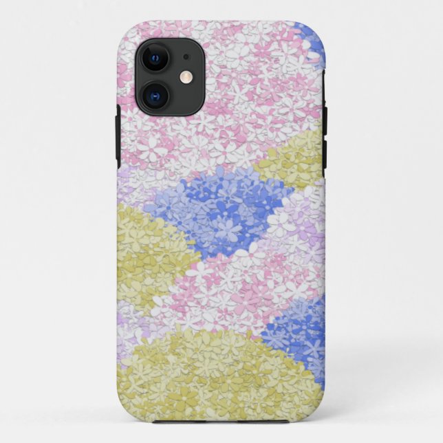 Coques Case-Mate iPhone De Beaux Champs D'Hydrangée (Dos)