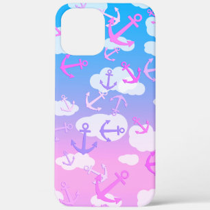Case-Mate iPhone Case De Belles Ancres Flottantes Dans Le Ciel, Roses Et