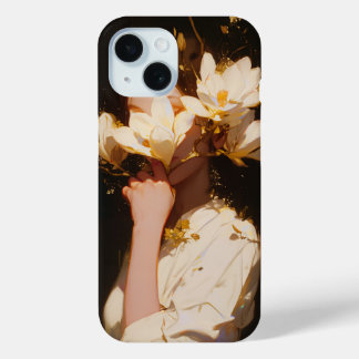 Coque Case-Mate iPhone De Belles Fleurs Et Femme De Magnolia