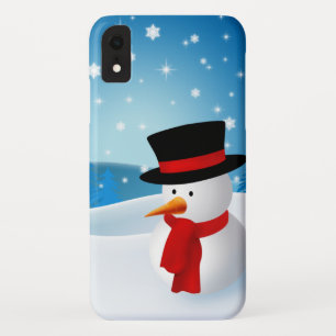 Case-Mate iPhone Case De bonhomme de neige cas mignon de l'iPhone 4 de